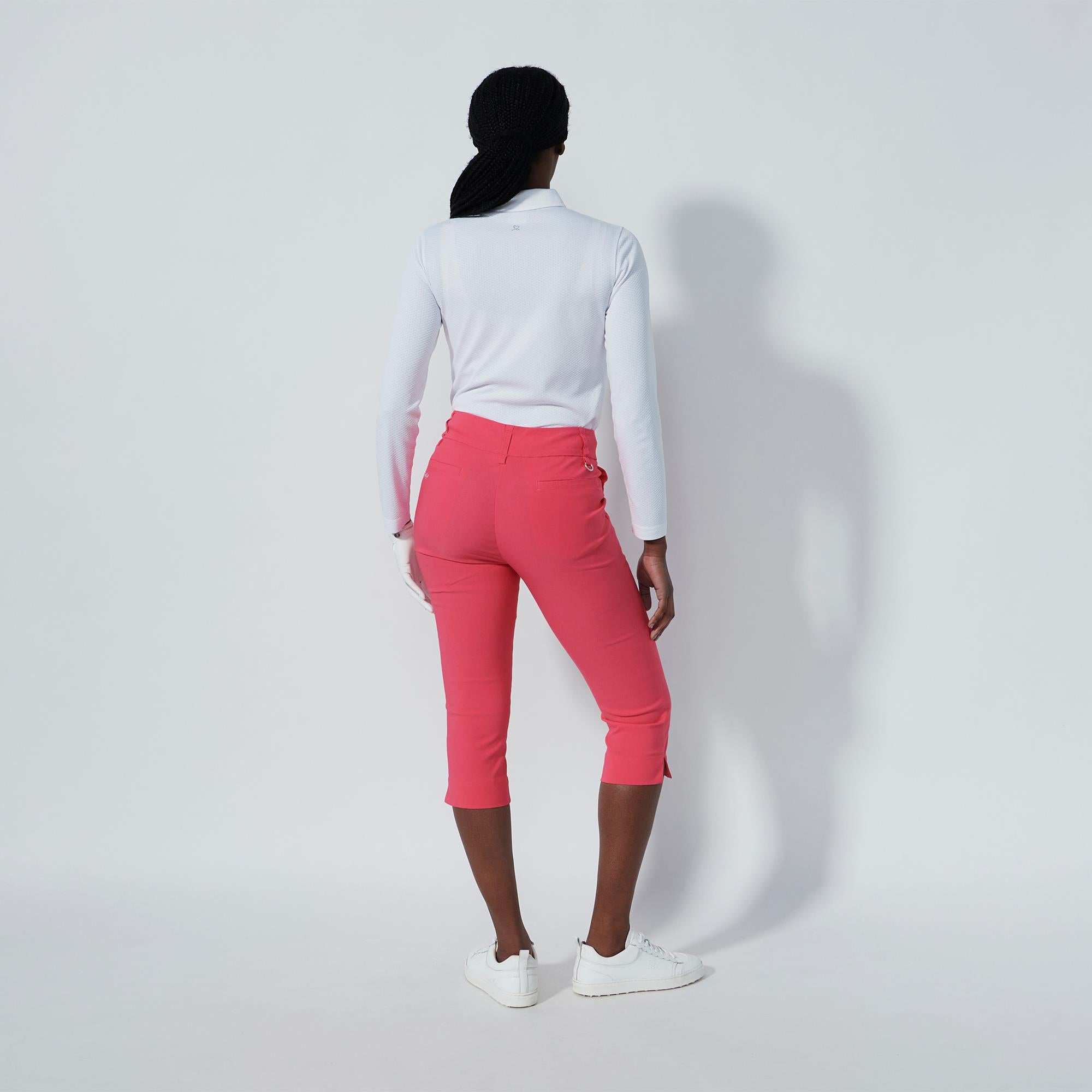 Daily Sports Magic Ladies Golf Capris Intense Coral